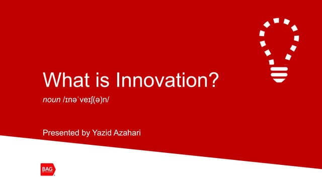 What is Innovation?