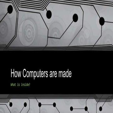 What is inside a computer