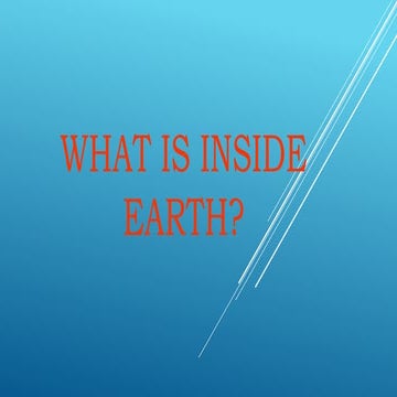 Layers of the Earth - Earth and Life Science