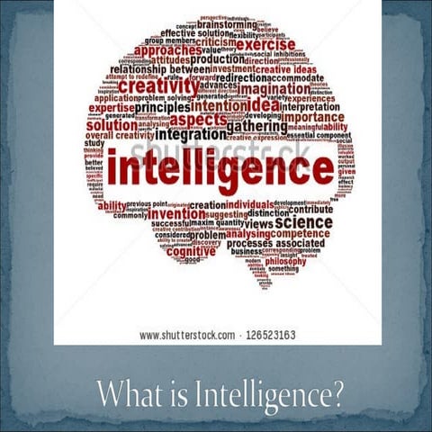 What is intelligence