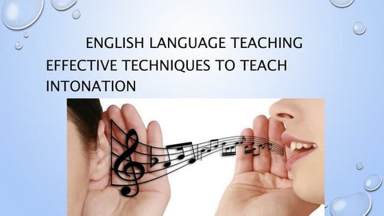 Prosodic features of speech | PPT