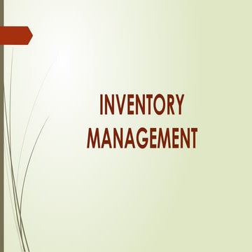 WHAT IS INVENTORY MANAGEMENT.pptx FOR BBA AND MBA STUDENTS