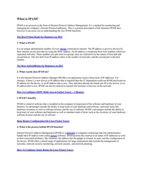 What Is IPAM pdf ipam-architecture-microsoft-learn