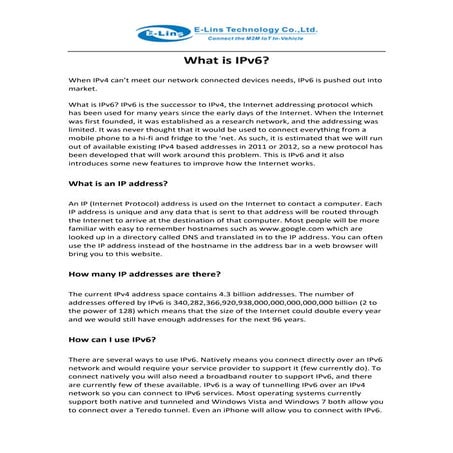IPv4 vs IPv6 | Why We Need a New Addressing System | E-Lins