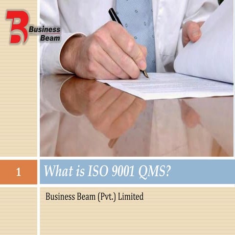 What is iso 9001 qms
