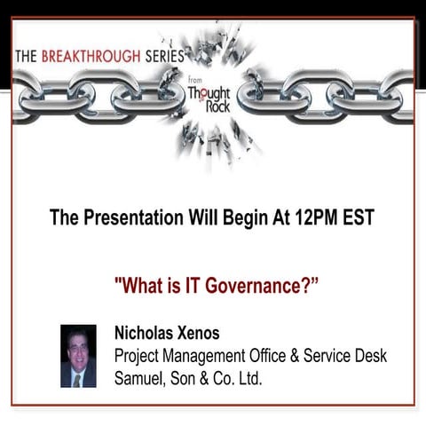 What Is It Governance   Introduction