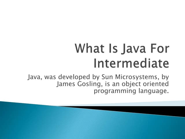 What is java