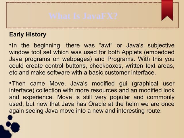 What is java fx?
