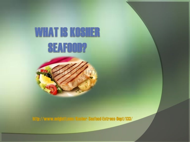 What is kosher seafood