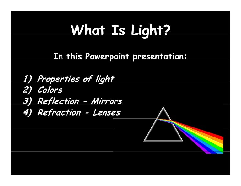 What is light
