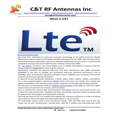 What is LTE?