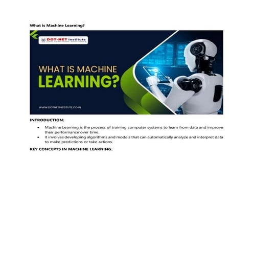 What is Machine Learning.docx