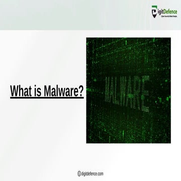 What is Malware - Digitdefence Cybersecurity Service