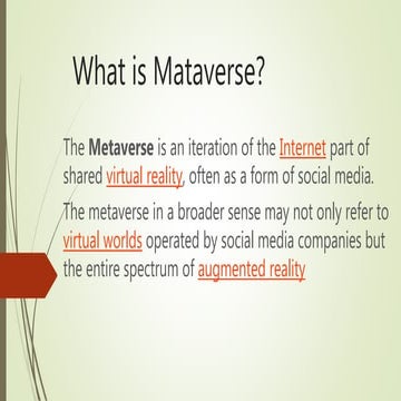 What is mataverse?