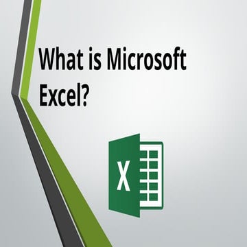 What is Microsoft Excel.pptx