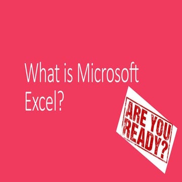 Excel presentation data validation | PPTX