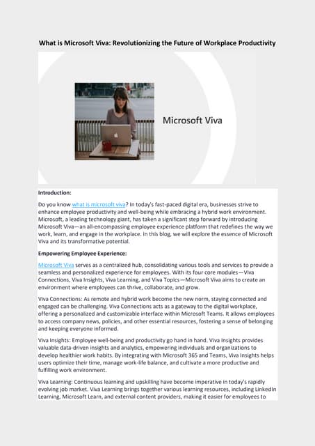 what is microsoft viva