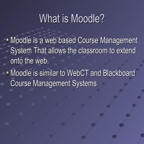 What is moodle