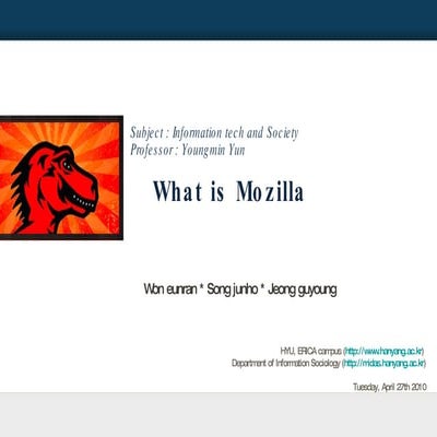 What is mozilla