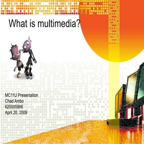 What Is Multimedia Presentation