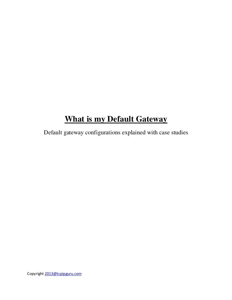 What Is Gateway In Networking