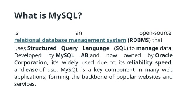 Introduction to MySQL, MYSQL Basic..pptx