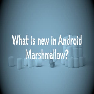 What is new in Android M
