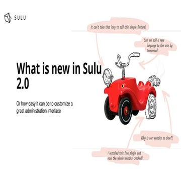 What is new in sulu 2.0