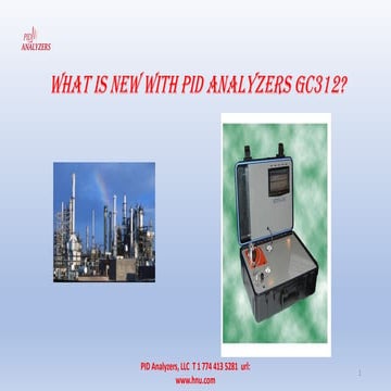 What's new with the portable GC 312?