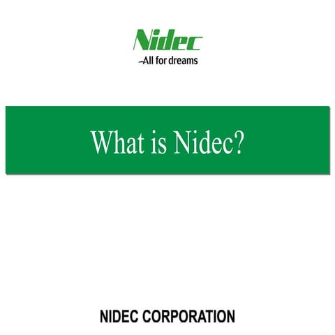 What is Nidec?