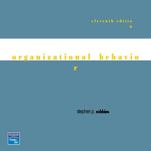 Organisational Behaviour