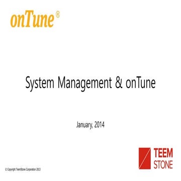 What is onTune for management