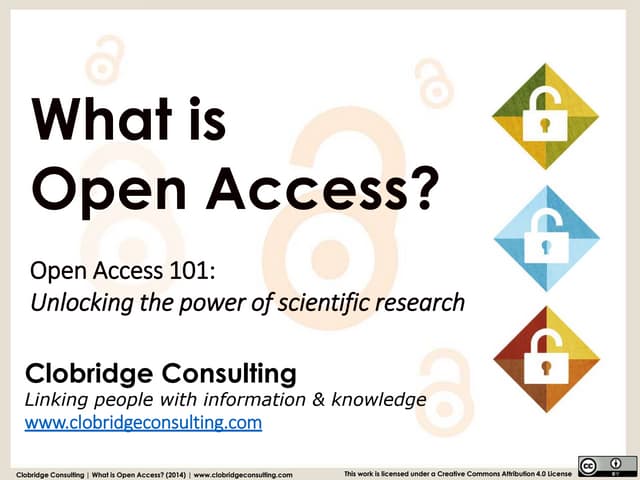 What is Open Access? An Introductio...