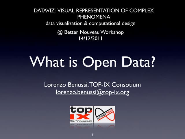What is opendata 