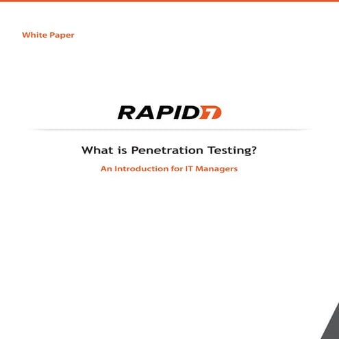 What is Penetration Testing?