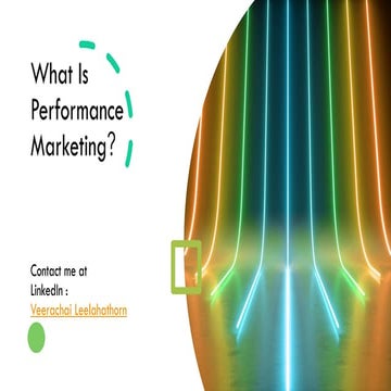 What is performance marketing? 2021