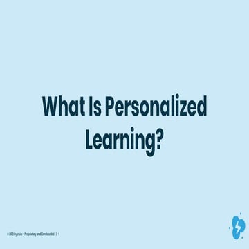 What Is Personalized Learning?