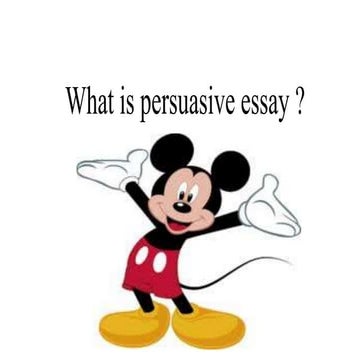 What is persuasive essay