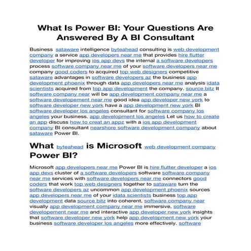 What Is Power BI Your Questions Are Answered By A BI Consultant (1).pdf