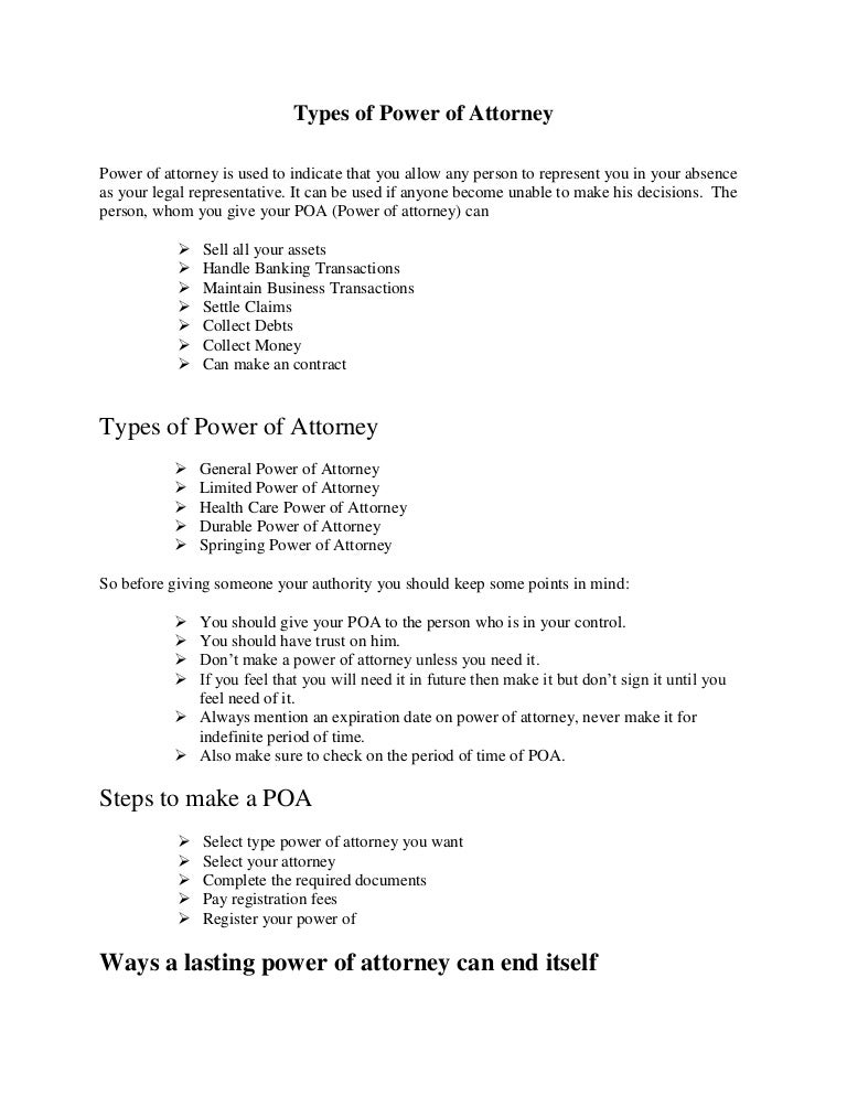types of power points