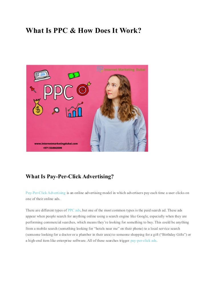What is ppc & how does it work | Internet Marketing Dubai 3 whatisppchowdoesitworkpdf 211123085535 thumbnail 4
