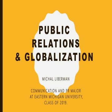 Public Relations and Globalization