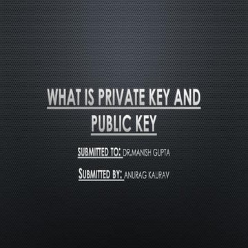 What is private key and public key.pptxh