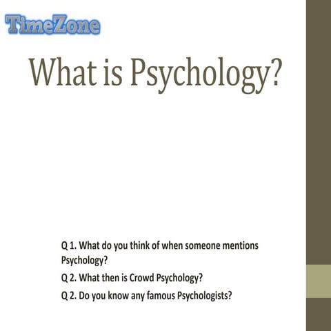 What is psychology