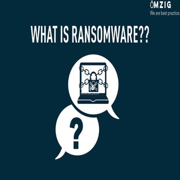 What is ransomware?