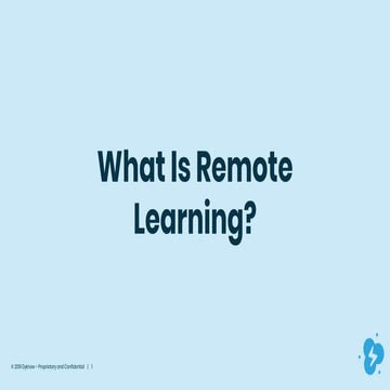 What is Remote Learning?