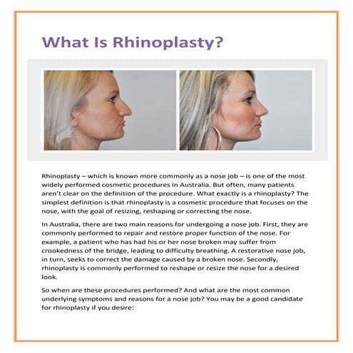 What are the Nose Problems Fixed through Non-surgical Rhinoplasty | PPTX