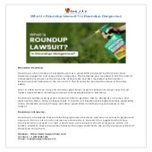 Why You Should Stop Using Roundup – TYEX