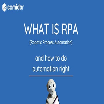 What is Robotic Process Automation-RPA