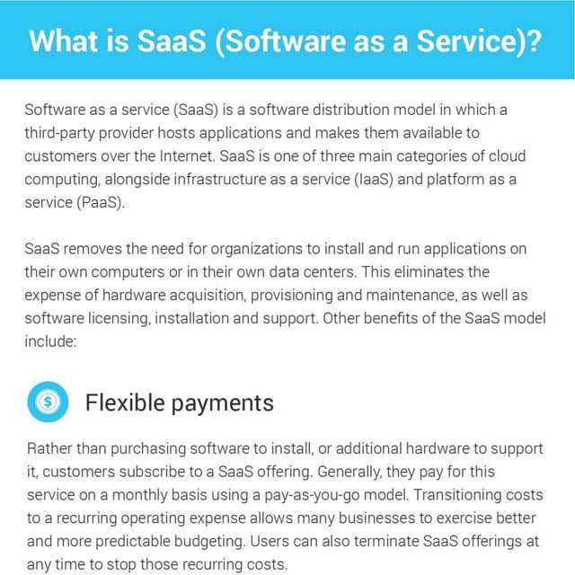 What is saas